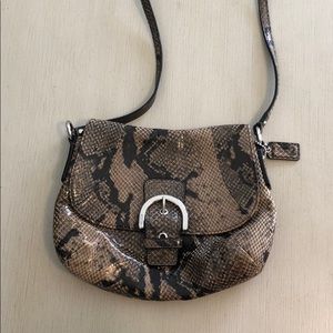 Coach Python Embossed Crossbody Bag